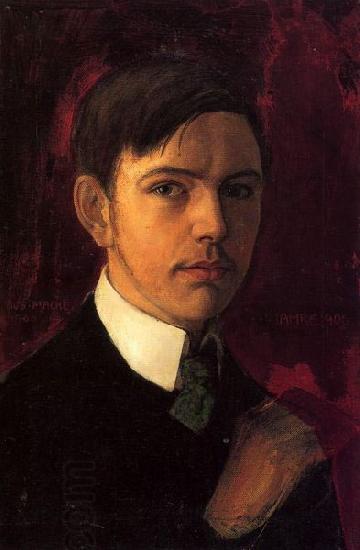 August Macke Self-portrait oil painting picture